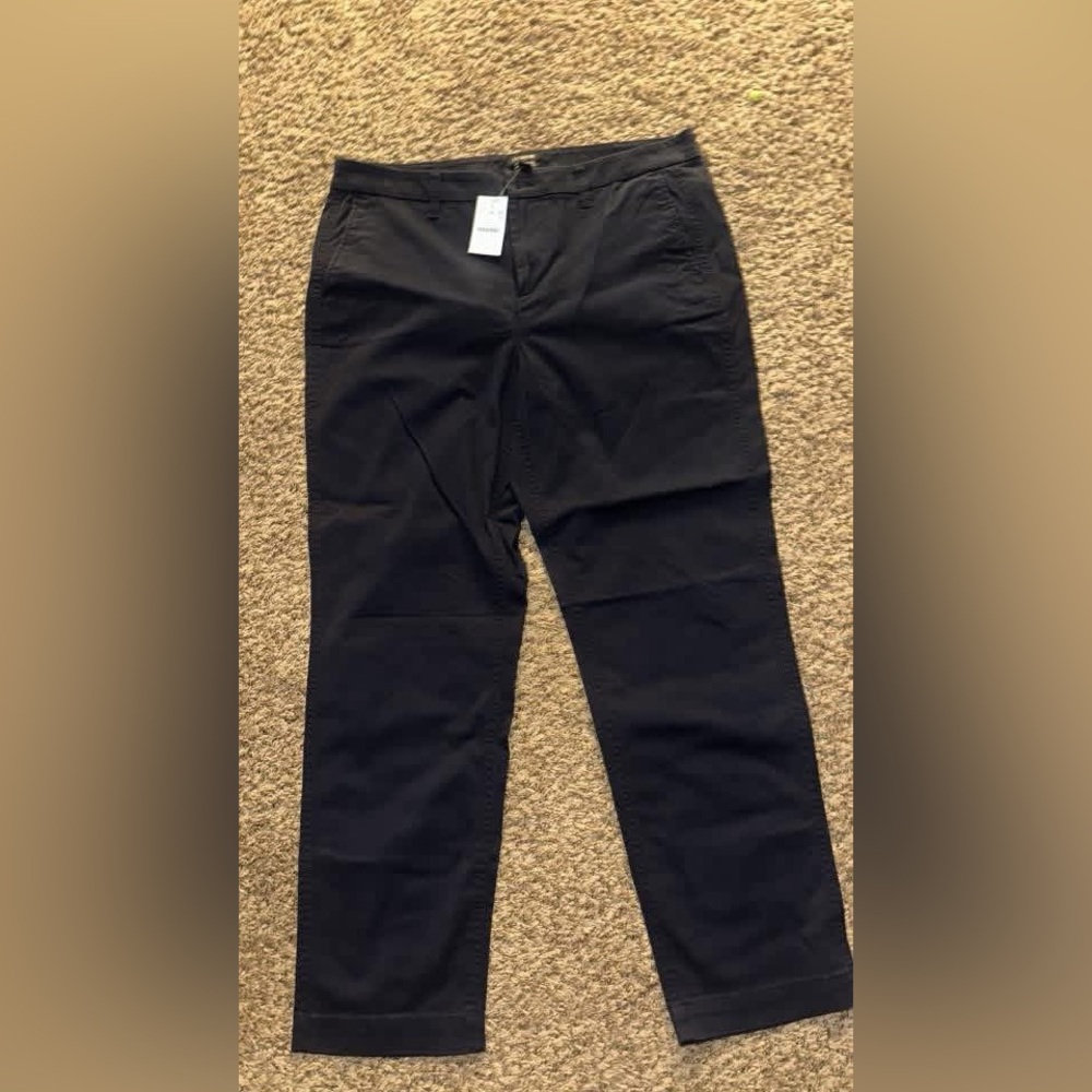 J. Crew Women's Classic Black Cropped Pants